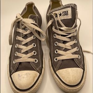 Converse grey sneakers, size 9